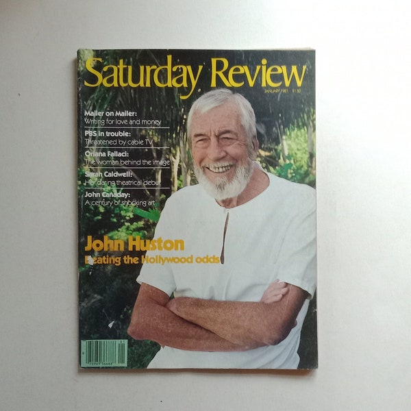 Saturday Review/January 1981/John Huston/Carnival of Venice/Norman Mailer/Oriana Fallaci/Graham Greene/Sarah Caldwell/Cantor's Rodins/PBSs