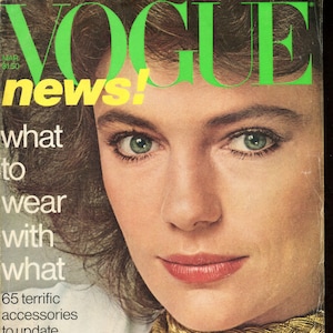 Vogue Magazine/March 1978/Jacqueline Bisset/Avedon/Vintage Fashion