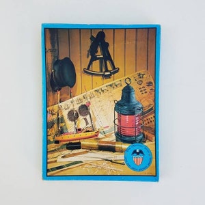 Vintage Puzzle/Mariners Den/Lantern Puzzle/500 Pieces/The Majestic Series/Warren Built-Rite Puzzles/Ships/Seafaring/Boating/Maritime