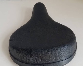 Vintage 50's Bike Seat/Black 50's Bicycle Seat