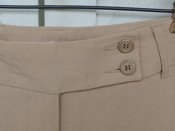 Dressy Trousers Slacks/Khaki Tan Straight Leg Pan… - image 4