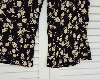 Rayon/Culottes/Crops/Boot Pants/Capris/Bohemian Pants/Flowered Capris/Putumayo