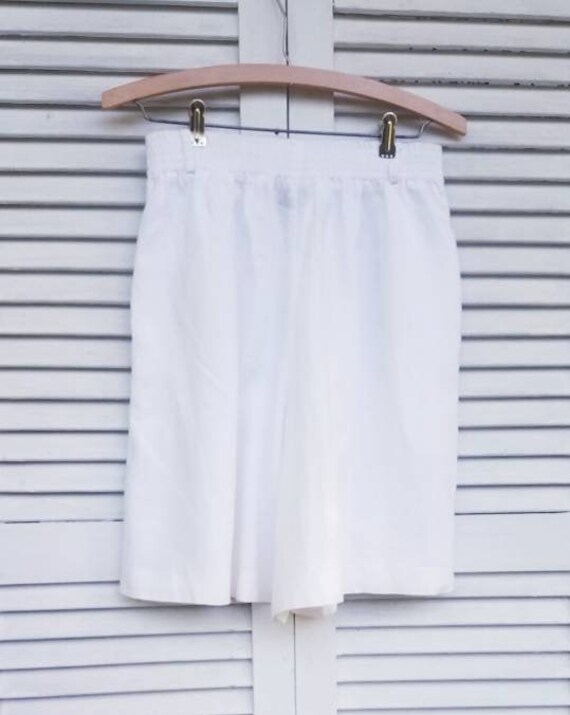 NOS Linen High Waist Pleated Shorts/Ann Tijan for… - image 2