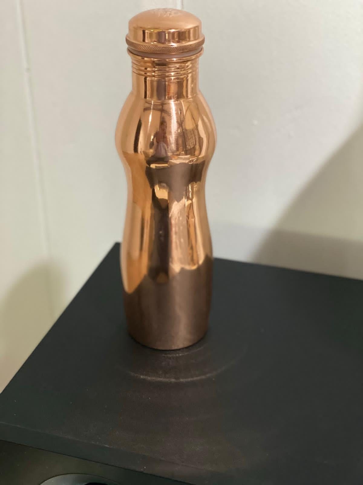 Bouteille deau en cuivre pur à 100 avec forme sinueuse / 950 Etsy France