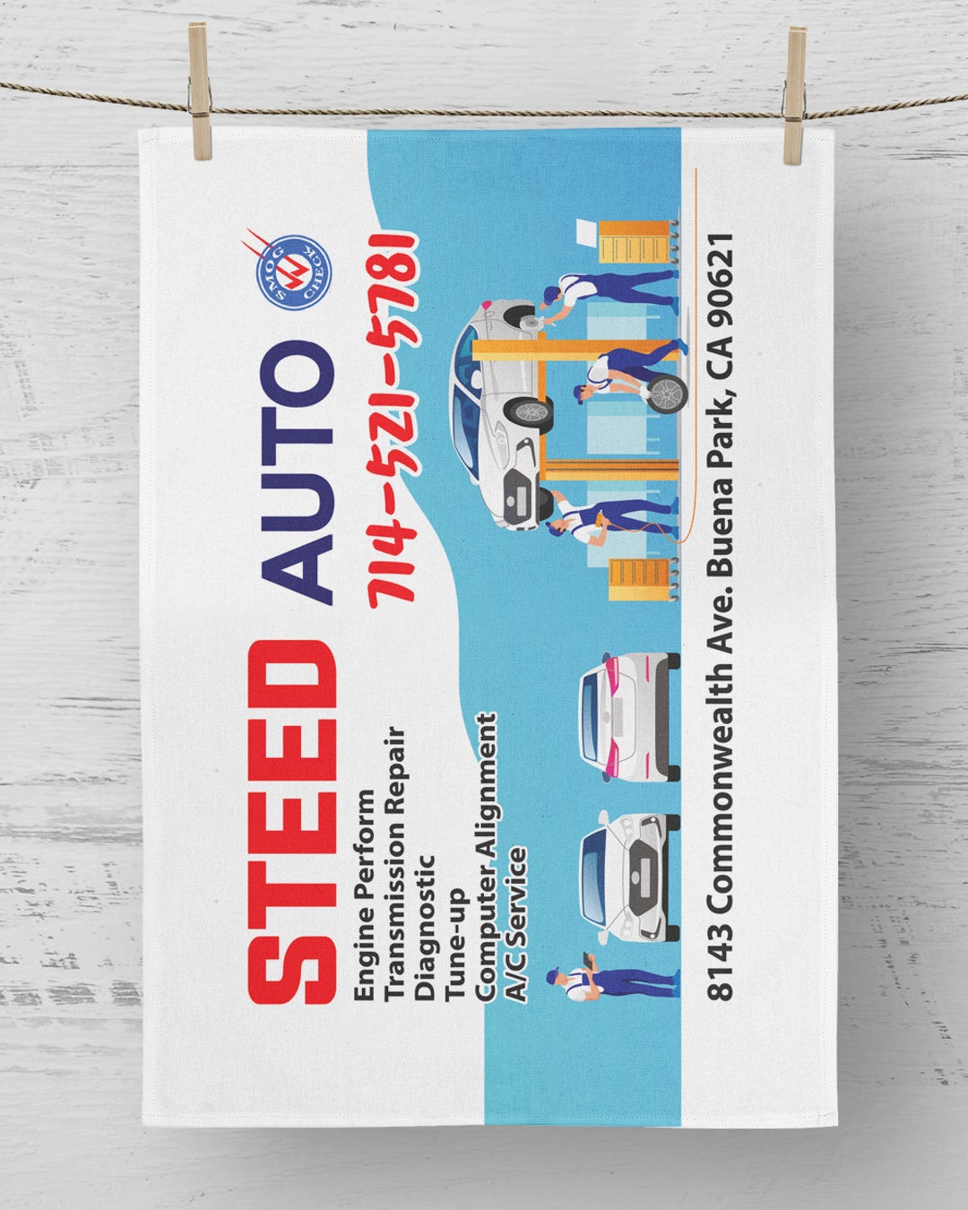 Personalized Custom Rally Towel 11 X 17 Inch Etsy