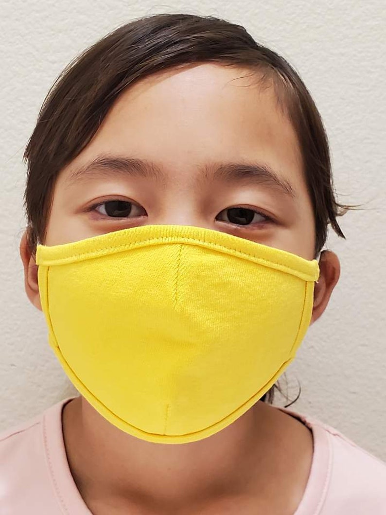 Kids face mask 100 cotton washable reusable Etsy