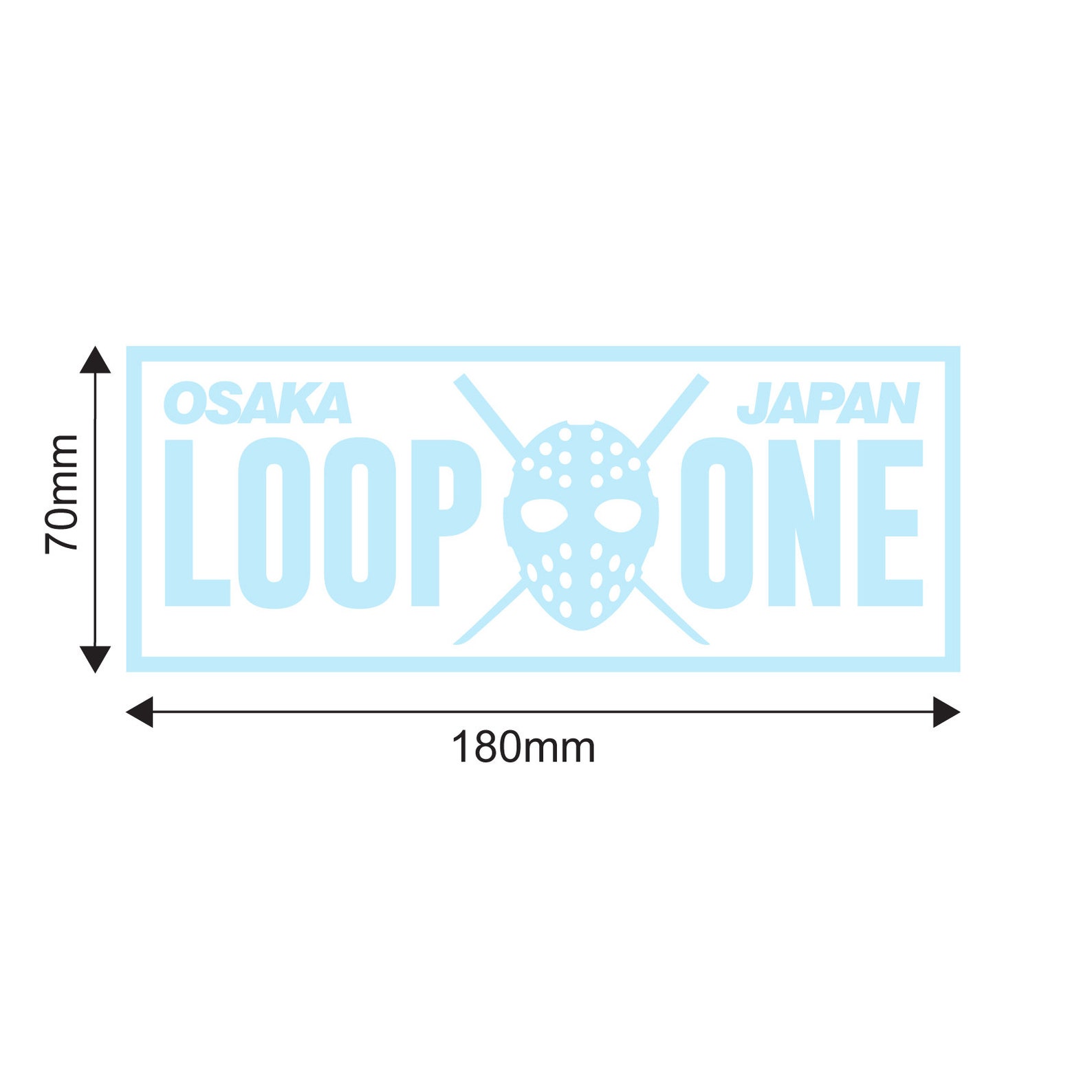 Loop One Sticker Loop One Kanjo Car Sticker - JDM Osaka Tuner Drift Kanjozoku - Etsy