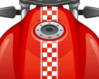 バイクタンクストライプステッカー |レーシングストライプビニール