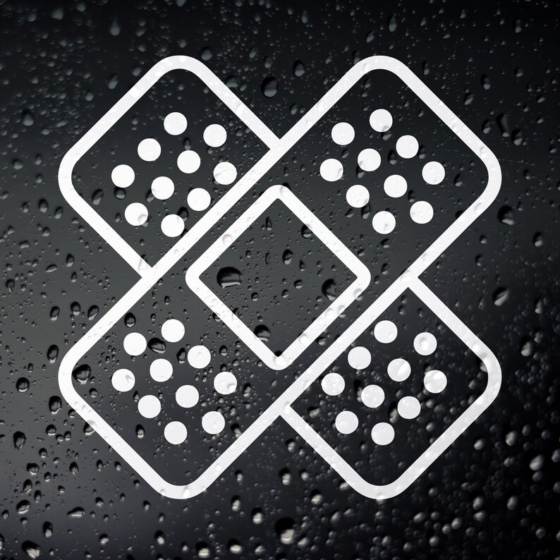 Plaster Dent Funny Car Sticker JDM RWD Drift Classic Car Etsy