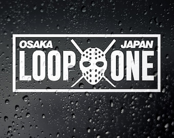 kpop スローガン Loop One Kanjo Car Sticker - JDM Osaka Tuner Drift Kanjozoku
