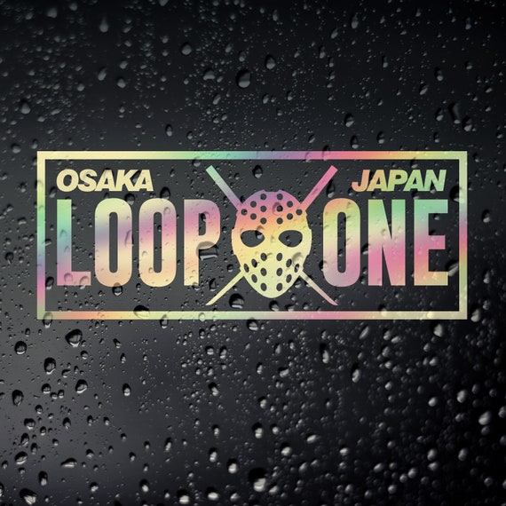 Loop One Kanjo Oil Slick Chrome Car JDM Sticker - Osaka Tuner