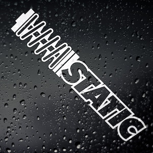 Static Funny Car Sticker - JDM RWD Drift Stance