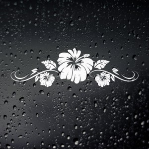 Hawaiian Lei Tattoo Car Sticker - Surf Skater Skateboard Stickerbomb Hawaiian Campervan Dub JDM Drift