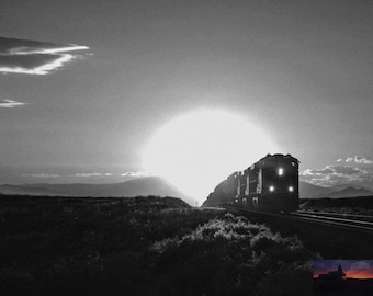 Railroad Photography | Train Room Decor | Train Photograph | Railroad Art