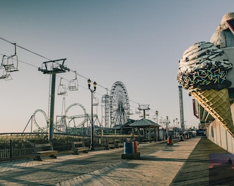 New Jersey Art | Seaside Height | Summer Scene | Jersey Shore Boardwalk