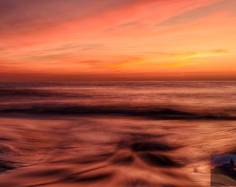 Jersey Shore Sunrise | New Jersey Photograph | Scenic Beach Art