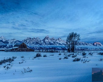 Barn Photography | Rustic Artwork | Grand Teton National Parks | Grand Tetons | Wyoming Landscape