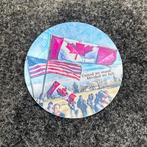 United We Stand | Hydroflask Stickers | Lets Go Brandon | Canada Sticker | America Sticker