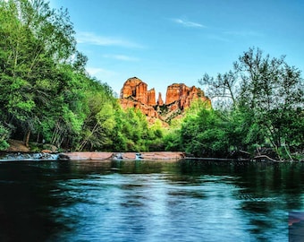 Sedona Art Print | Sedona Photography | Cathedral Rock | Southwest Decor | Arizona Landscape