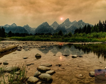 Grand Teton National Park Sunset | Schwabacher Landing | Moody Photography | Wyoming Landscape | Summer Sunset