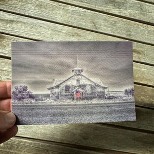 Arte della bandiera americana d'epoca / Decorazione della scuola / Arte americana / Paesaggio dell'Idaho / Arte patriottica