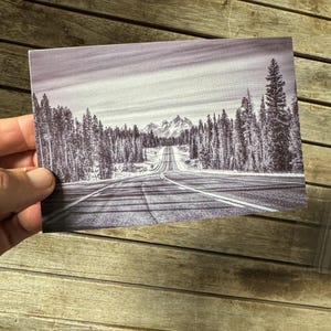Parco nazionale del Grand Teton / Cartolina panoramica / Foto 4x6 / Paesaggio del Wyoming / Regalo di Natale