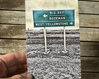 4x6 Scenic Note Cards | Bozeman | Big Sky | Yellowstone | Montana Art