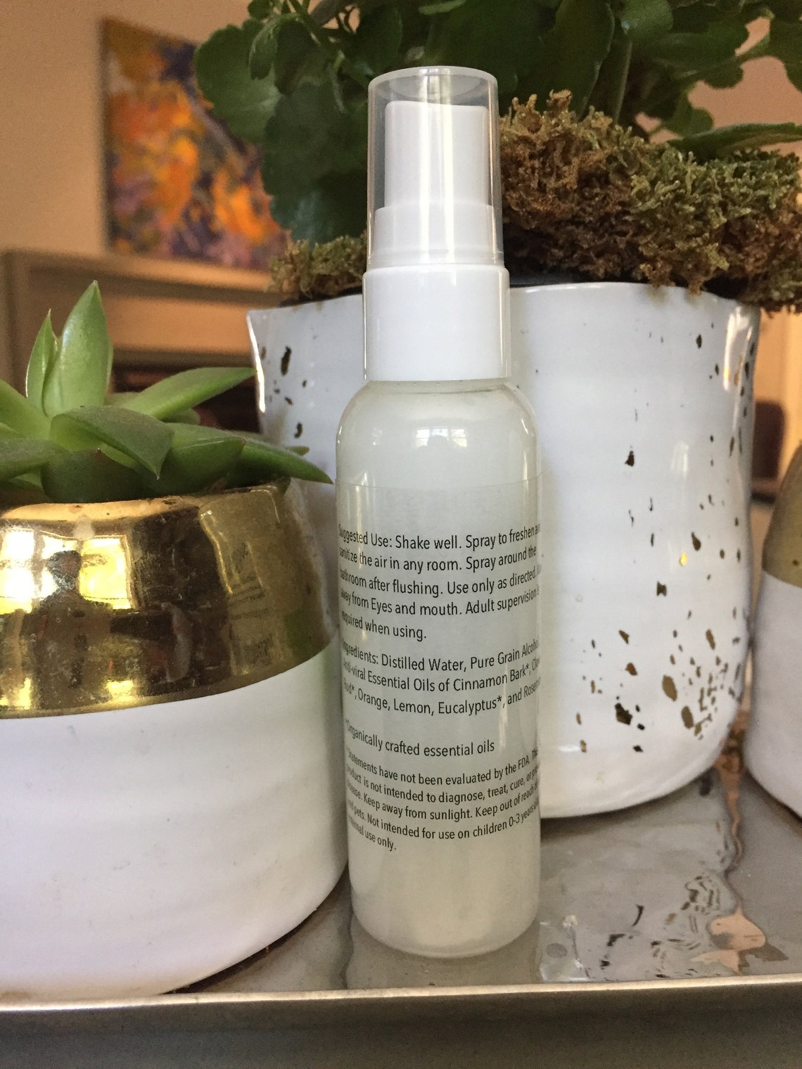 Germ Away Room Spray All Natural NonToxic Room Deodorizer Etsy