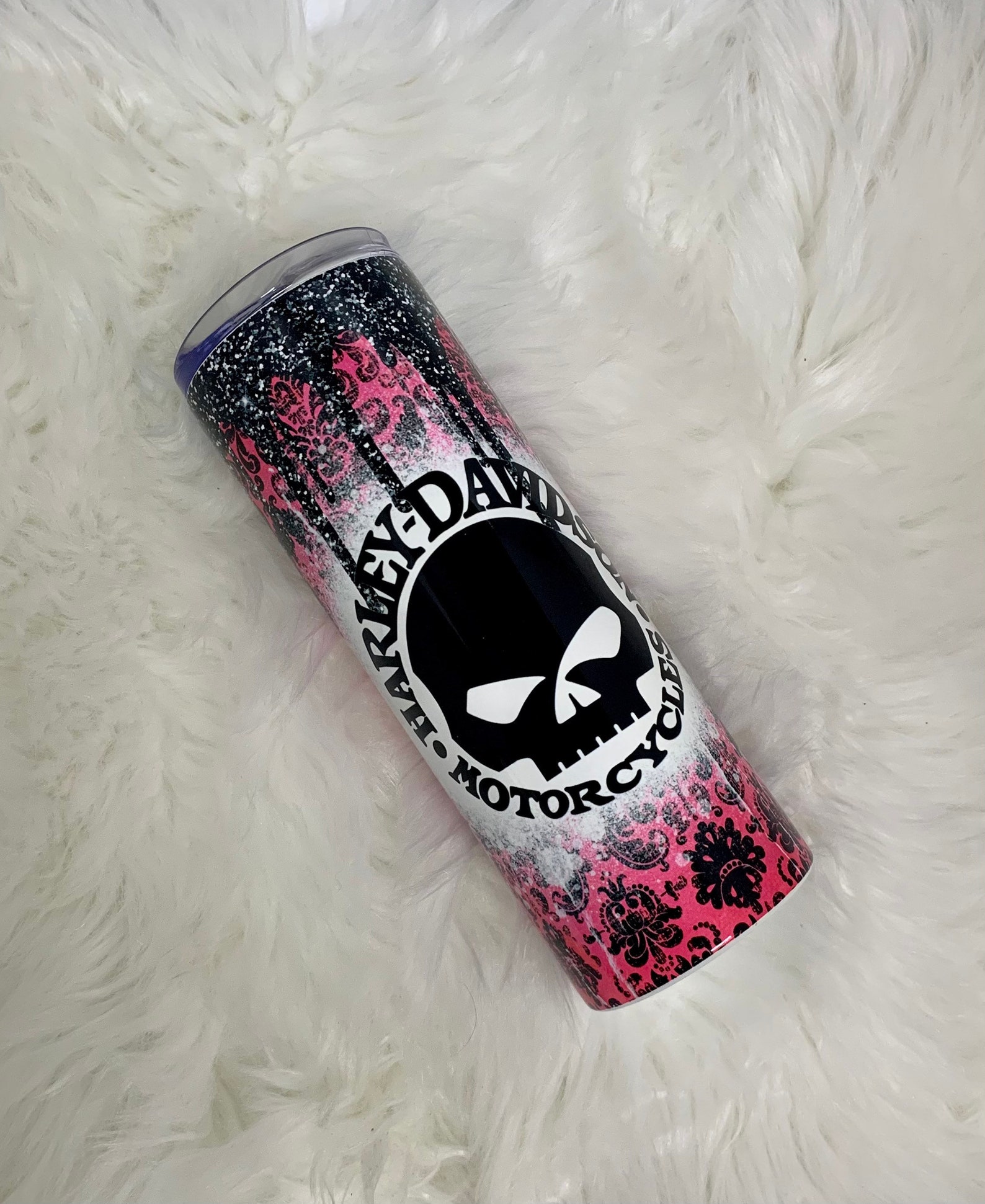 harley davidson wine tumbler