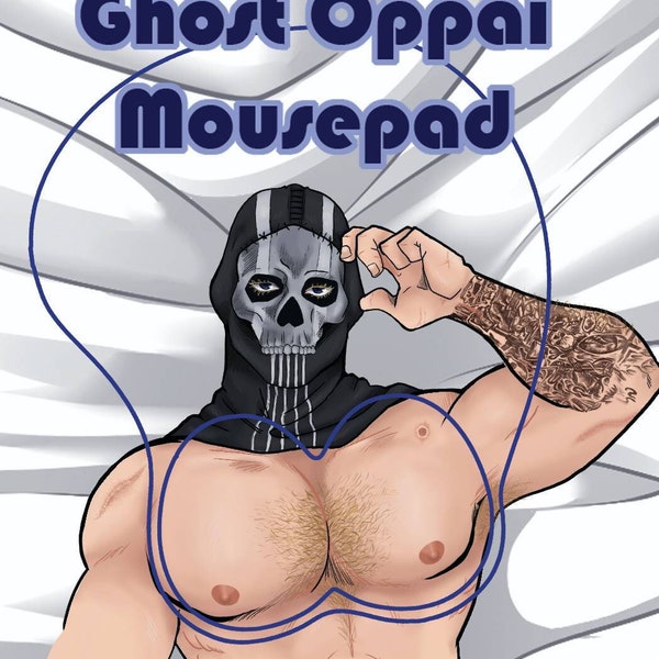 Ghost Oppai 3D Mousepad