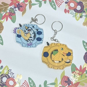 Agumon & Gabumon Crest Digivice Charm