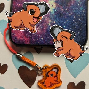Adornos para teléfono de Lil&#39; Pochita