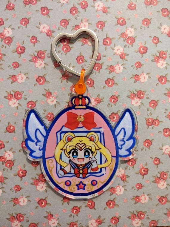 セーラームーン＆ルナ ピクセルたまごっちキーホルダー - Etsy 日本