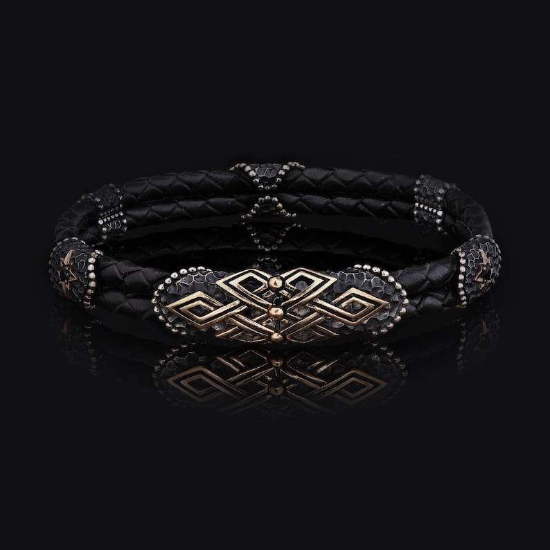 Mens Celtic Knot Bracelet Nordic Anniversary Gift for Men Etsy