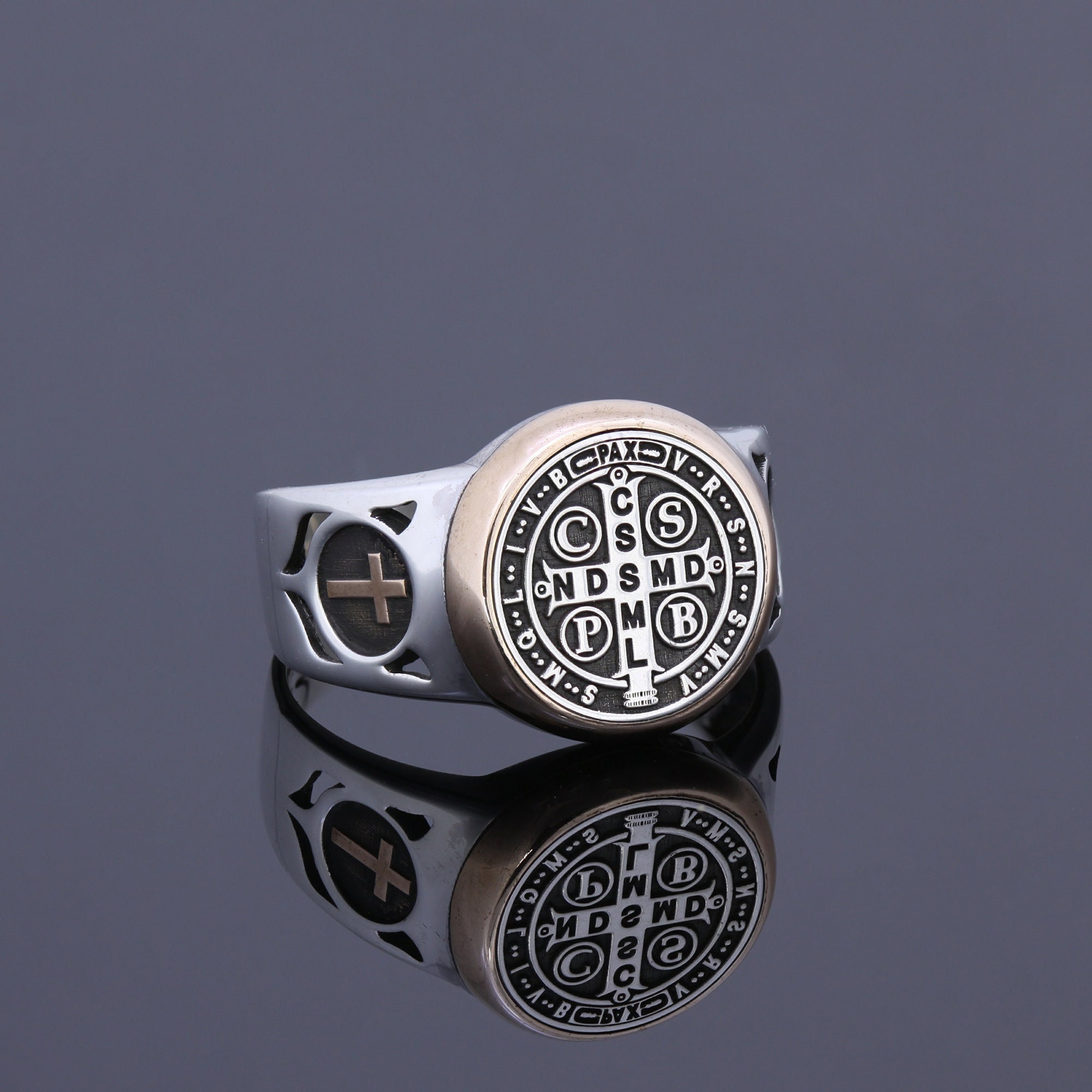【CRAFTD London】SAINT BENEDICT BAND リング 2色 Saint Benedict Band Ring (Silver)