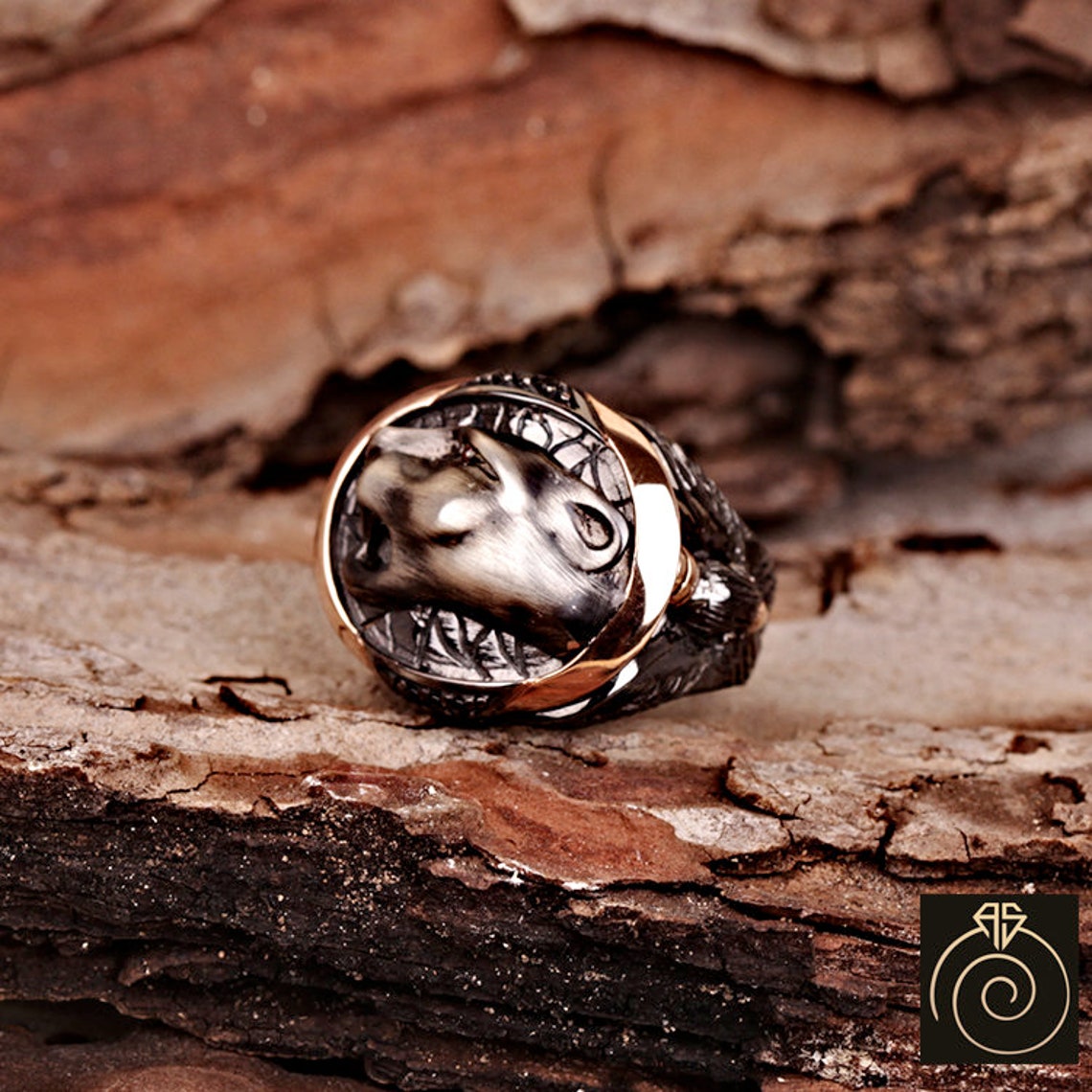 Mens Imperial Occult Ring Custom 925 Sterling Silver  Etsy