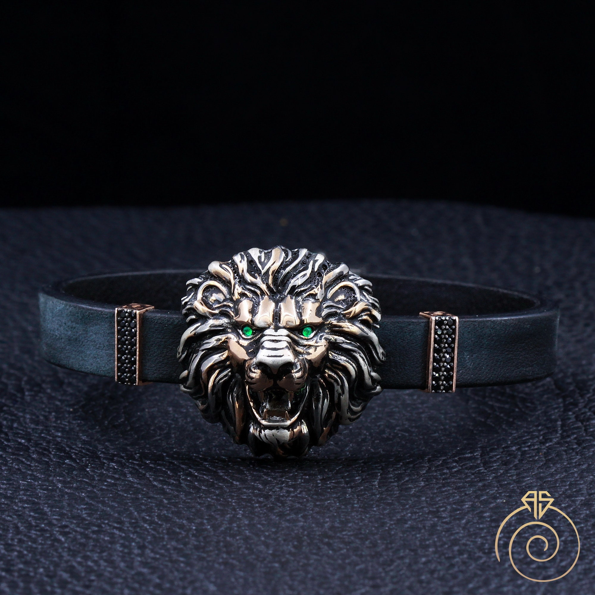 Coeur de Lion Cat Eye black and rose gold cubes and crystals bracelet -  Terrestra