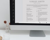Digital Resume Template • Minimalist Resume Template • Canva Resume Template •