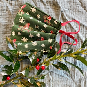 Liberty Christmas triple layered face mask with HEPA filter