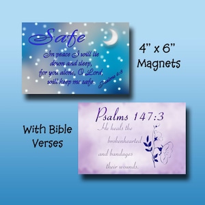 4&quot; x 6&quot; Bible Verse Magnet Prints