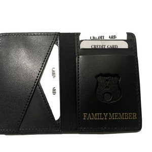 New York City police officer slim new mini shield wallet