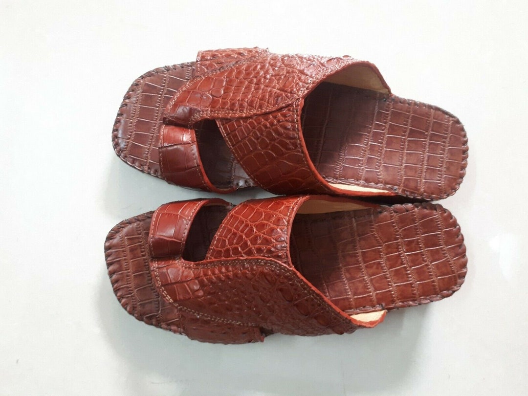 Genuine Handmade Men\'s  Sandals Brown  - Size 10 Noah Handmade Brown Leather Sandals, Clothing | My Jerusalem  main image 4