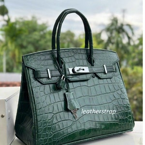 Handmade GREEN Genuine  Skin Leather Lady Women Handbag Shoulder Bag DHL Shipping