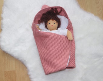 Puppen Decke Badehandtuch Badeponcho Einschlagdecke