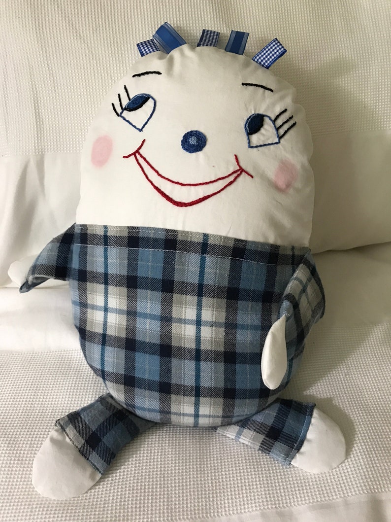 Humpty Dumpty Vintage Pillow Toy PDF Pattern/Tutorial | Etsy