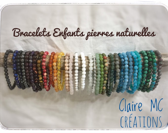 Children's bracelets in natural pearls 35 models to choose from in 6 mm