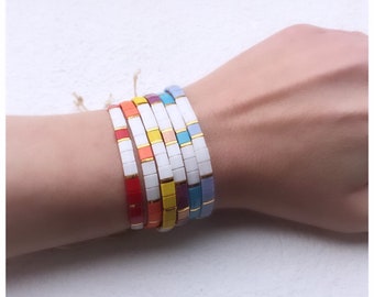 Trendy bracelets Miyuki Tila