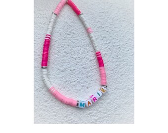 Candy pink/fushia/letters customizable laptop jewelry