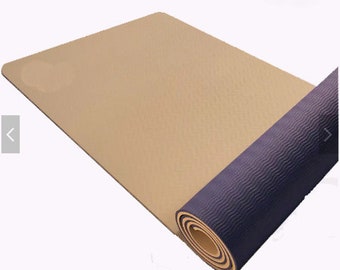 Esterilla de yoga, 8 mm de grosor, 183 x 61 cm (72 x 24 pulgadas)