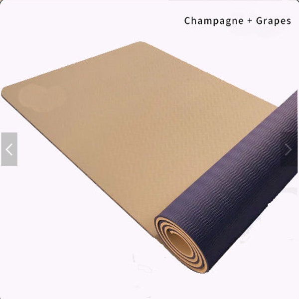 Yoga Mat, 8mm thick, 72 in x 24 in / 183 x 61 cm